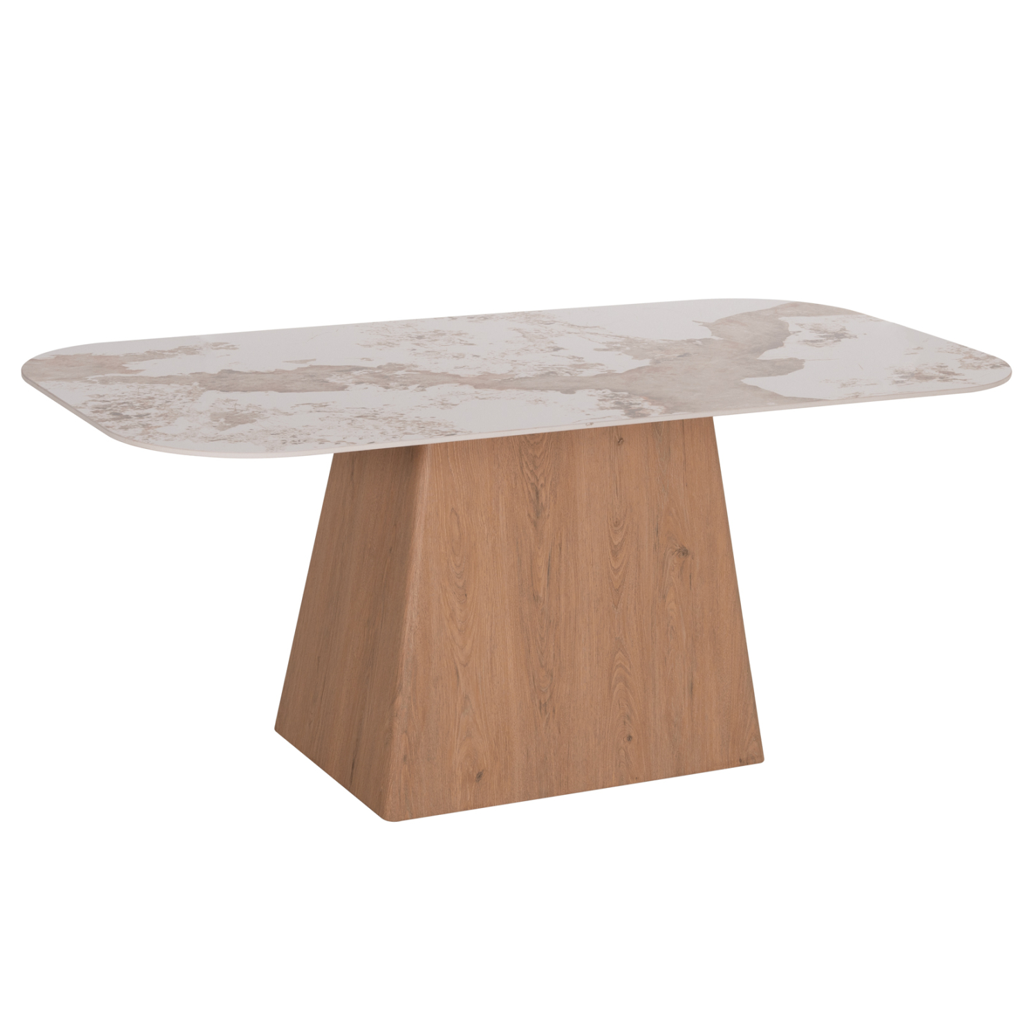 HM18414 ΤΡΑΠΕΖΙ ΤΡΑΠΕΖΑΡΙΑΣ NORDU HM18414 MDF ΒΑΣΗ ΣΕ ΦΥΣΙΚΟ--ΚΕΡΑΜΙΚΟ TOP 180x90x76Υεκ. - Image 1