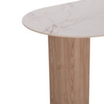 ΤΡΑΠΕΖΙ ΤΡΑΠΕΖΑΡΙΑΣ MELLOW HM18416 MDF ΠΟΔΙΑ ΣΕ ΦΥΣΙΚΟ--ΚΕΡΑΜΙΚΟ TOP 180x90x76Υεκ. - Image 6