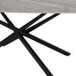 ΤΡΑΠΕΖΙ ΤΡΑΠΕΖΑΡΙΑΣ ISKA HM18420 ΚΕΡΑΜΙΚΟ TOP ΣΕ ΛΕΥΚΟ/ΚΑΦΕ ΜΑΡΜΑΡΟ 160x90x79Υεκ - Image 6