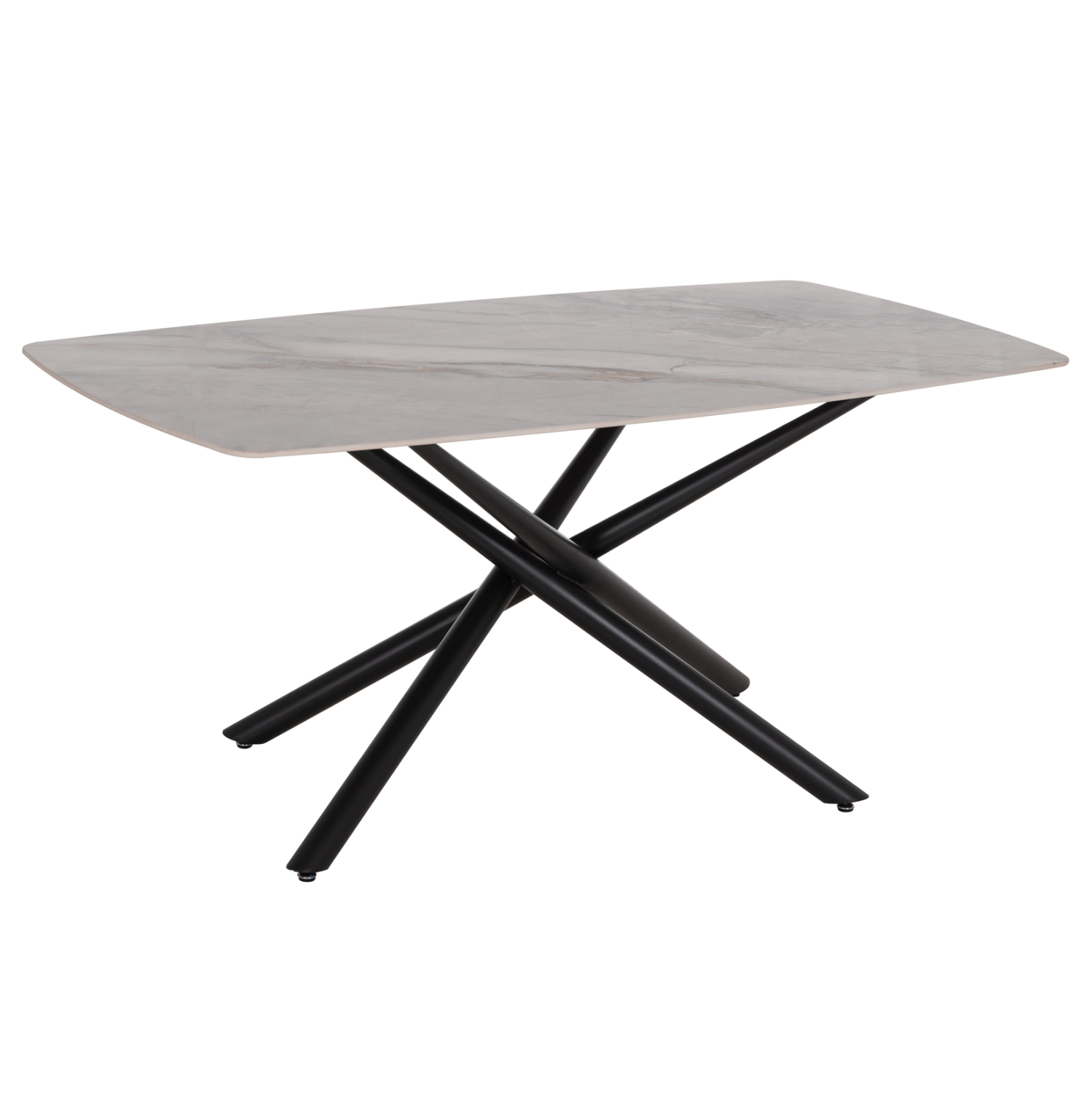 HM18423 ΤΡΑΠΕΖΙ ΤΡΑΠΕΖΑΡΙΑΣ ISKA HM18423 ΚΕΡΑΜΙΚΟ TOP ΣΕ ΛΕΥΚΟ/ΚΑΦΕ ΜΑΡΜΑΡΟ 178x89x79Υεκ - Image 1