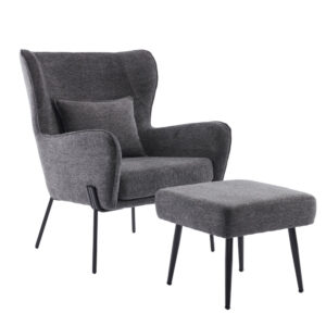 CHILLOUT ΠΟΛΥΘΡΟΝΑ ΣΚΑΜΠΩ ΣΕΤ ΓΚΡΙ ΣΚΟΥΡΟ 72x84x97cm 01-3540
