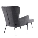 CHILLOUT ΠΟΛΥΘΡΟΝΑ ΣΚΑΜΠΩ ΣΕΤ ΓΚΡΙ ΣΚΟΥΡΟ 72x84x97cm 01-3540 - Image 4