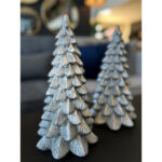 ABIES ΧΡΙΣΤΟΥΓΕΝΝΙΑΤΙΚΟ ΔΙΑΚΟΣΜΗΤΙΚΟ ΔΕΝΤΡΟ 16x16x30cm POLYRESIN ΑΣΗΜΙ 017945 - Image 2