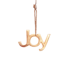 JOY ΧΡΙΣΤΟΥΓΕΝΝΙΑΤΙΚΟ ΣΤΟΛΙΔΙ 7x0.5x10cm ΑΛΟΥΜΙΝΙΟ ΧΡΥΣΟ 023817