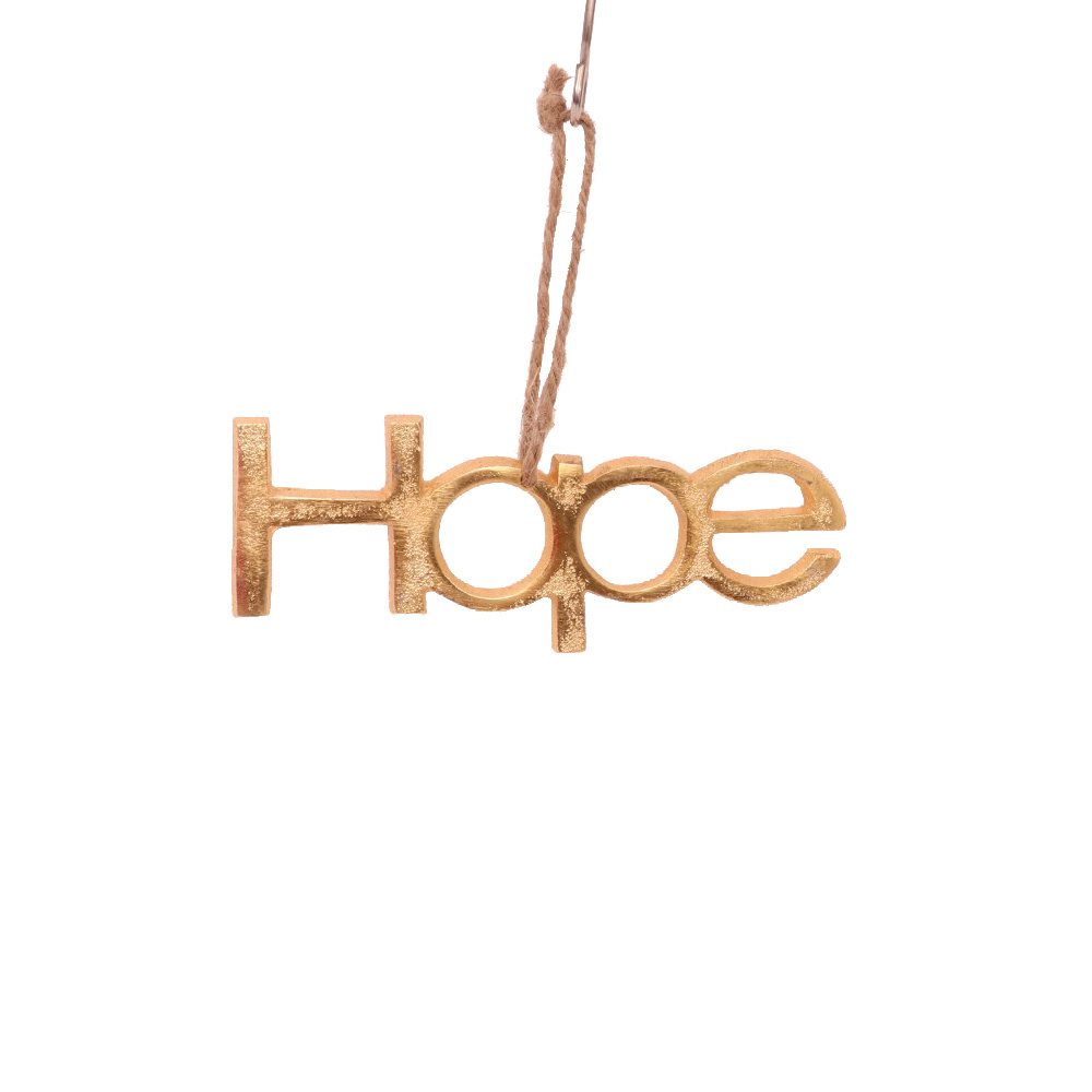 023818-8ukQD-first-_1 HOPE ΧΡΙΣΤΟΥΓΕΝΝΙΑΤΙΚΟ ΣΤΟΛΙΔΙ 6x0.5x15cm ΑΛΟΥΜΙΝΙΟ ΧΡΥΣΟ 023818 - Image 1