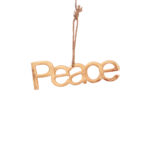 PEACE ΧΡΙΣΤΟΥΓΕΝΝΙΑΤΙΚΟ ΣΤΟΛΙΔΙ 6x0.5x15cm ΑΛΟΥΜΙΝΙΟ ΧΡΥΣΟ 023819