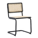 BROYER ΚΑΡΕΚΛΑ ΜΑΥΡΟ 55x48x80cm 03-1030