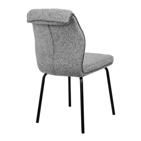 KOBI ΚΑΡΕΚΛΑ ΓΚΡΙ ΑΝΟΙΧΤΟ ΜΑΥΡΟ ΜΑΤ 62.5x45.5x88cm 03-1188 - Image 4