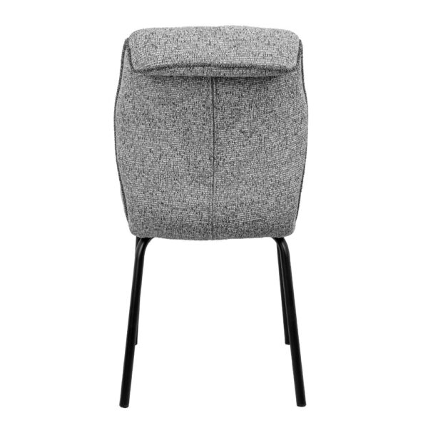 KOBI ΚΑΡΕΚΛΑ ΓΚΡΙ ΑΝΟΙΧΤΟ ΜΑΥΡΟ ΜΑΤ 62.5x45.5x88cm 03-1188 - Image 5