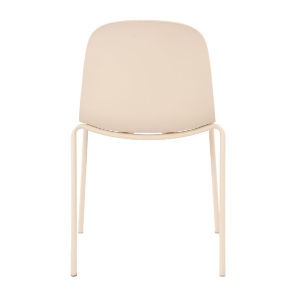 PADDED ΚΑΡΕΚΛΑ OFF WHITE 51x53x85cm 03-1312 - Image 4