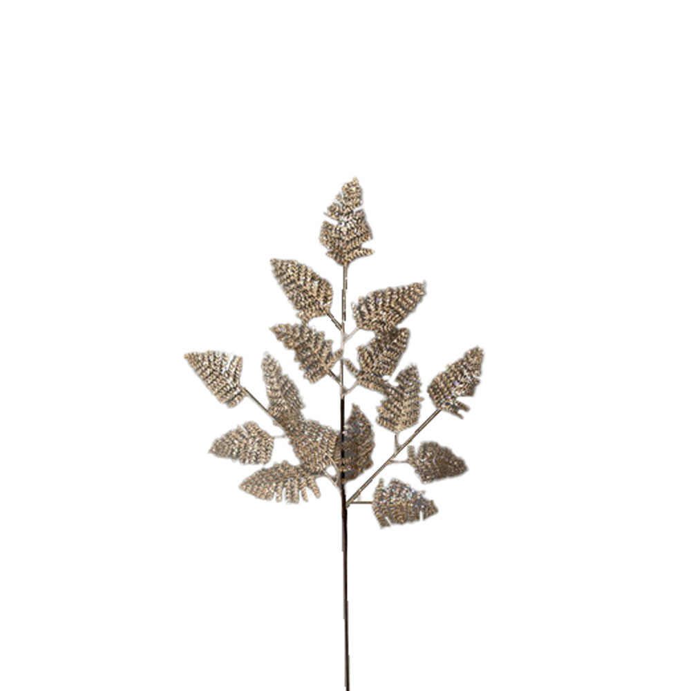030336-aO3rS-first-_1 XMAS BRANCH ΧΡΙΣΤΟΥΓΕΝΝΙΑΤΙΚΟ ΚΛΑΔΙ 70cm PVC ΧΡΥΣΟ 030336 - Image 1