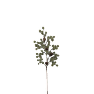 XMAS BRANCH ΧΡΙΣΤΟΥΓΕΝΝΙΑΤΙΚΟ ΚΛΑΔΙ 56cm PVC ΠΡΑΣΙΝΟ ΚΟΥΚΟΥΝΑΡΙ 030338
