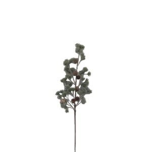 XMAS BRANCH ΧΡΙΣΤΟΥΓΕΝΝΙΑΤΙΚΟ ΚΛΑΔΙ 65cm PVC ΠΡΑΣΙΝΟ ΚΟΥΚΟΥΝΑΡΙ 030340