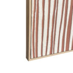 IMPASSE ΠΙΝΑΚΑΣ ΔΙΑΚΟΣΜΗΣΗΣ ΜΕ ΚΟΡΝΙΖΑ 80x120x4cm ΚΑΜΒΑΣ ΜΠΕΖ TERRACOTTA ΞΥΛΟ ΦΥΣΙΚΟ 031351 - Image 3