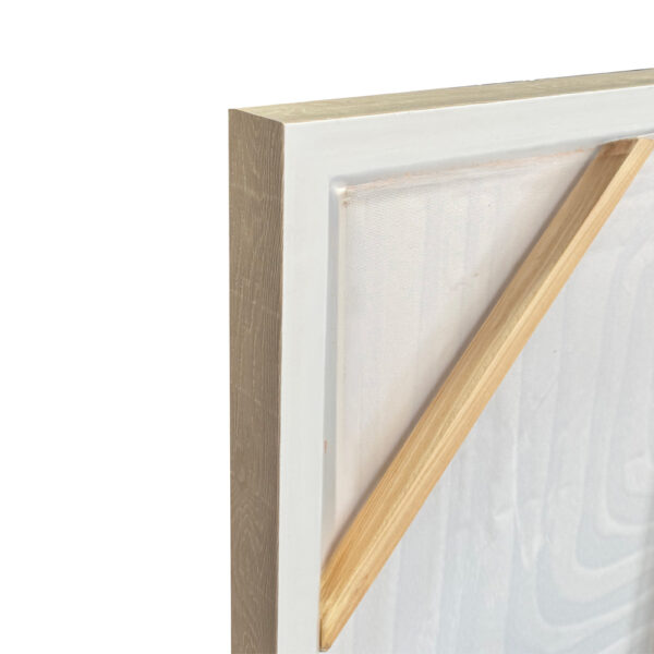 IMPASSE ΠΙΝΑΚΑΣ ΔΙΑΚΟΣΜΗΣΗΣ ΜΕ ΚΟΡΝΙΖΑ 80x120x4cm ΚΑΜΒΑΣ ΜΠΕΖ TERRACOTTA ΞΥΛΟ ΦΥΣΙΚΟ 031351 - Image 4