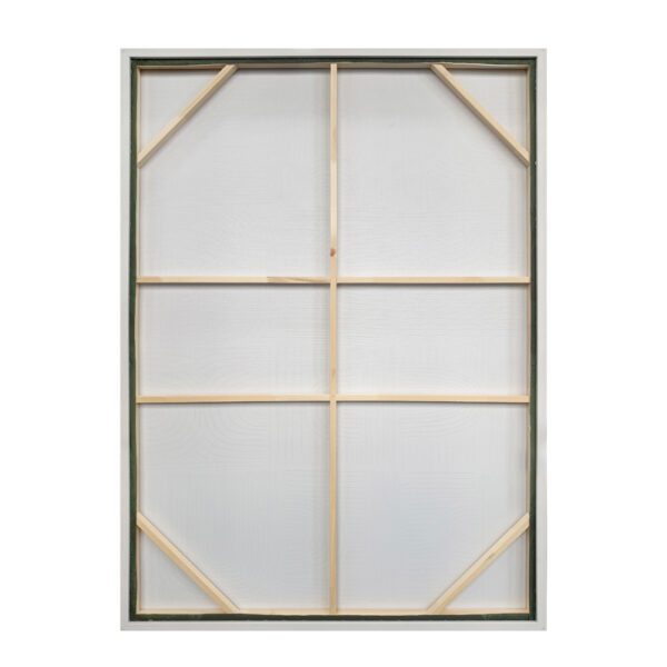 TUPIK ΠΙΝΑΚΑΣ ΔΙΑΚΟΣΜΗΣΗΣ ΜΕ ΚΟΡΝΙΖΑ 100x140x4cm ΚΑΜΒΑΣ ΠΡΑΣΙΝΟ ΜΠΕΖ ΞΥΛΟ ΦΥΣΙΚΟ 031359 - Image 5
