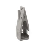 CASA ΧΡΙΣΤΟΥΓΕΝΝΙΑΤΙΚΟ ΔΙΑΚΟΣΜΗΤΙΚΟ ΡΕΣΩ 10x9x31cm ΜΕΤΑΛΛΟ ΛΕΥΚΟ 033241