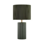 RIBLINE ΦΩΤΙΣΤΙΚΟ ΕΠΙΤΡΑΠΕΖΙΟ 25x25x46cm ΚΕΡΑΜΙΚΟ ΠΡΑΣΙΝΟ ΥΦΑΣΜΑ ΠΡΑΣΙΝΟ 035307
