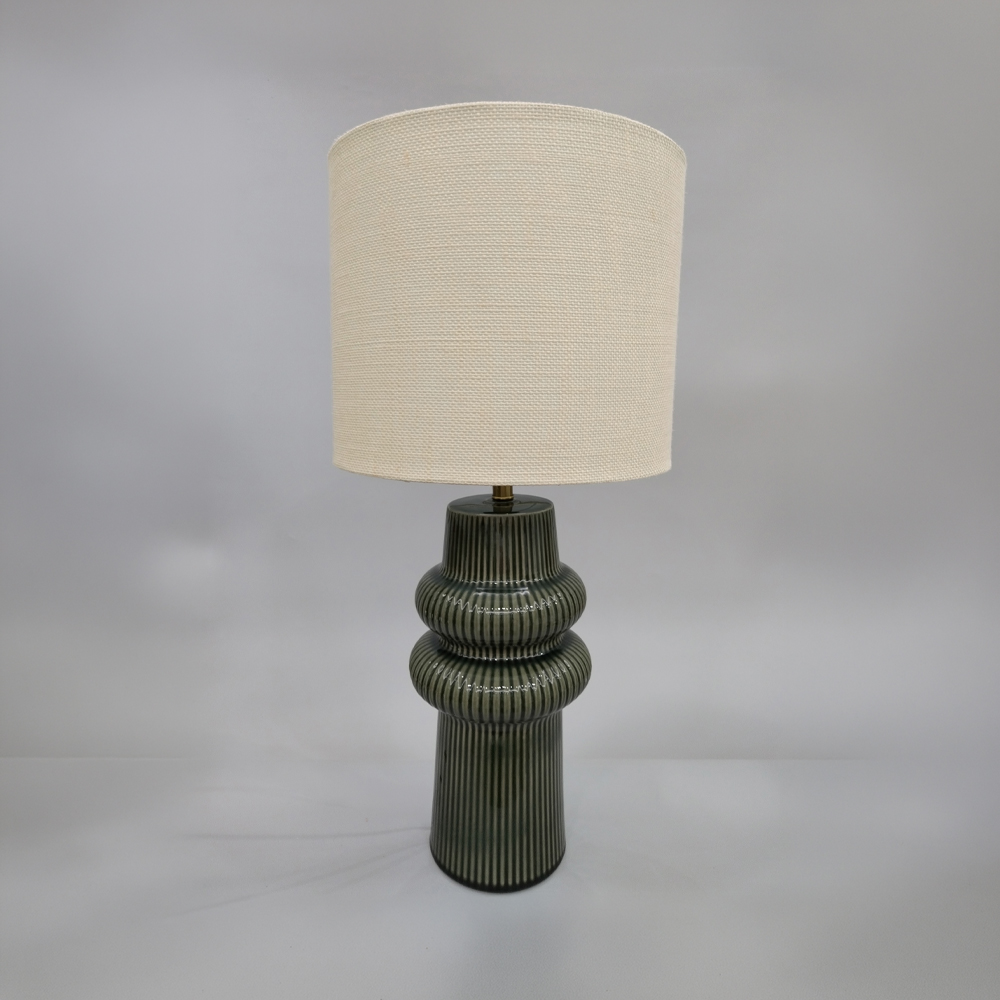 035310-FnAAY-first-_1 ARO ΦΩΤΙΣΤΙΚΟ ΕΠΙΤΡΑΠΕΖΙΟ 30x30x64.5cm ΚΕΡΑΜΙΚΟ ΠΡΑΣΙΝΟ ΛΙΝΟ ΜΠΕΖ 035310 - Image 1