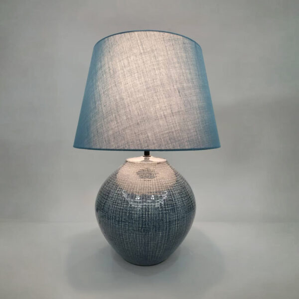 MIO ΦΩΤΙΣΤΙΚΟ ΕΠΙΤΡΑΠΕΖΙΟ 32.5x32.5x46cm ΚΕΡΑΜΙΚΟ ΠΕΤΡΟΛ ΥΦΑΣΜΑ ΠΕΤΡΟΛ 035314 - Image 2