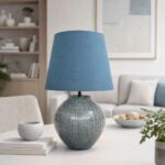 MIO ΦΩΤΙΣΤΙΚΟ ΕΠΙΤΡΑΠΕΖΙΟ 32.5x32.5x46cm ΚΕΡΑΜΙΚΟ ΠΕΤΡΟΛ ΥΦΑΣΜΑ ΠΕΤΡΟΛ 035314 - Image 4