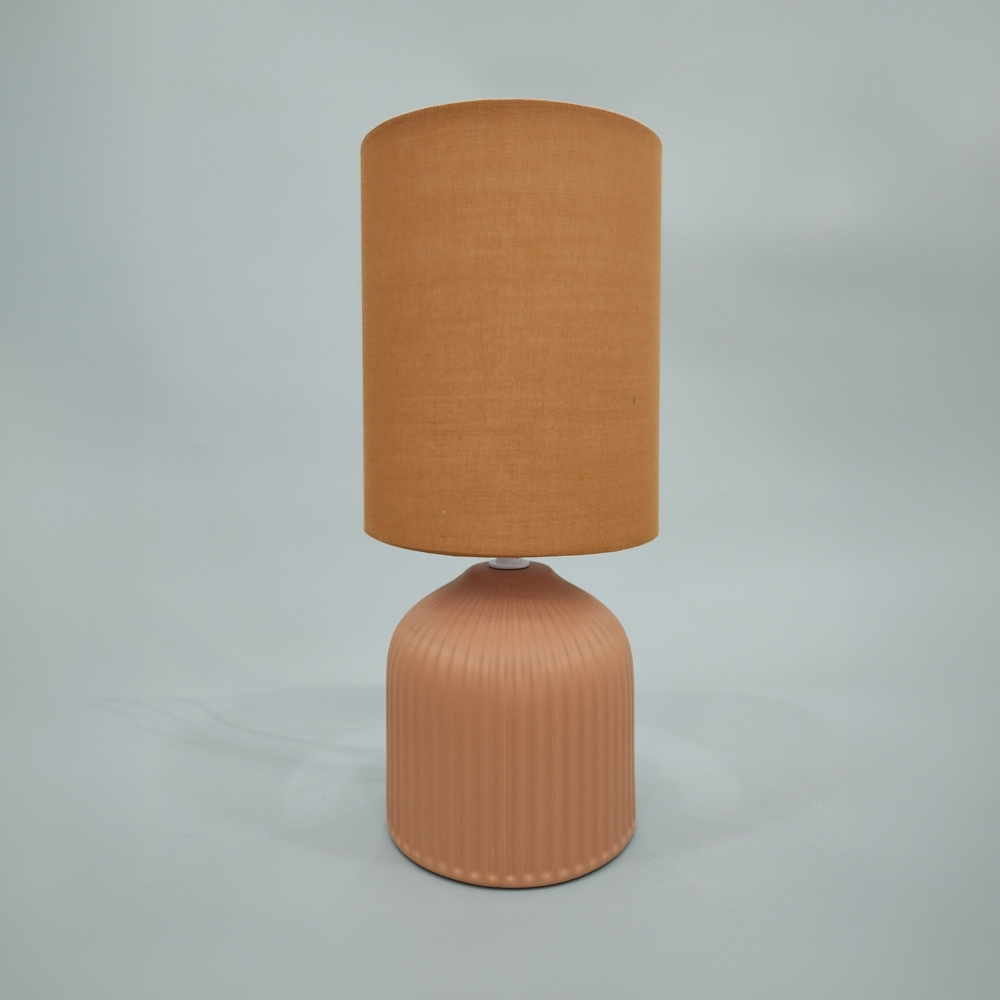 035329-jZ2JU-first-_1 RIVO ΦΩΤΙΣΤΙΚΟ ΕΠΙΤΡΑΠΕΖΙΟ 14.4x14.5x31cm ΚΕΡΑΜΙΚΟ ΚΑΦΕ ΥΦΑΣΜΑ ΚΑΦΕ 035329 - Image 1