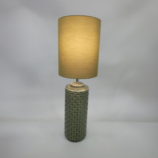 REVI ΦΩΤΙΣΤΙΚΟ ΕΠΙΤΡΑΠΕΖΙΟ 25x25x77.5cm ΚΕΡΑΜΙΚΟ ΠΡΑΣΙΝΟ ΥΦΑΣΜΑ ΛΑΔΙ 035331 - Image 3