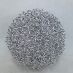 NOVA XMAS LED ΜΠΑΛΑ ΘΕΡΜΟ ΦΩΣ 50x50x50cm ΣΙΔΕΡΟ ΑΣΗΜΙ PET 035347 - Image 2