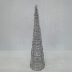 SILVEN XMAS LED ΔΕΝΤΡΟ ΘΕΡΜΟ ΦΩΣ 16x16x60cm ΣΙΔΕΡΟ ΑΣΗΜΙ PET 035348 - Image 2