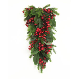 HIVER ΧΡΙΣΤΟΥΓΕΝΝΙΑΤΙΚΟ ΚΛΑΔΙ ΜΕ ΓΚΙ 71cm POLYFOAM ΠΡΑΣΙΝΟ ΚΟΚΚΙΝΟ PVC 035469