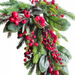 HIVER ΧΡΙΣΤΟΥΓΕΝΝΙΑΤΙΚΟ ΚΛΑΔΙ ΜΕ ΓΚΙ 71cm POLYFOAM ΠΡΑΣΙΝΟ ΚΟΚΚΙΝΟ PVC 035469 - Image 2