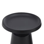 MOUSSE COFFEE TABLE SET 2ΤΕΜ ΜΑΥΡΟ ΜΑΤ 70x70x50cm 04-1432 - Image 3