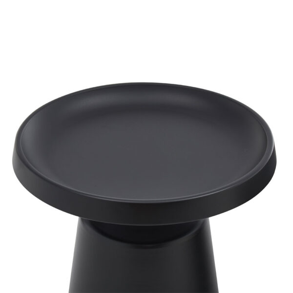 MOUSSE COFFEE TABLE SET 2ΤΕΜ ΜΑΥΡΟ ΜΑΤ 70x70x50cm 04-1432 - Image 3