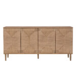SISAL ΜΠΟΥΦΕΣ 4ΠΟΡΤΕΣ ΦΥΣΙΚΟ 160x39x78.5cm 05-0828 - Image 4