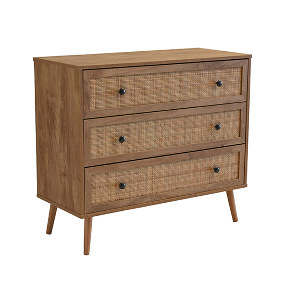 09-1234-ccyf0-first-_1 AMMOS ΚΟΜΟΤΑ 3ΣΥΡΤΑΡΙΑ ΦΥΣΙΚΟ ΜΕ RATTAN 90x39x79cm 09-1234 - Image 1