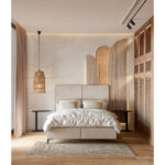 MORE ΚΡΕΒΑΤΙ ΜΕ ΑΠΟΘΗΚ. ΧΩΡΟ (ΓΙΑ ΣΤΡΩΜΑ 160x200cm) WHITE SMOOTH 07-957 217x160x120cm 09-1764 - Image 2