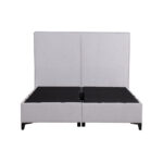 MORE ΚΡΕΒΑΤΙ ΜΕ ΑΠΟΘΗΚ. ΧΩΡΟ (ΓΙΑ ΣΤΡΩΜΑ 160x200cm) WHITE SMOOTH 07-957 217x160x120cm 09-1764 - Image 5