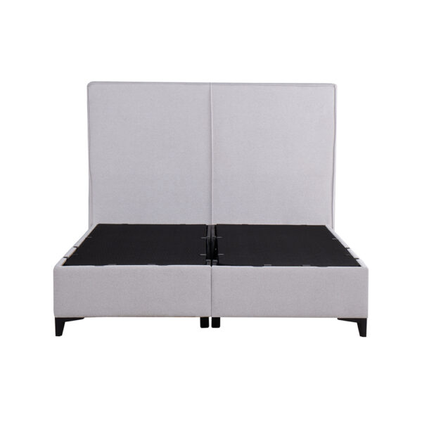 MORE ΚΡΕΒΑΤΙ ΜΕ ΑΠΟΘΗΚ. ΧΩΡΟ (ΓΙΑ ΣΤΡΩΜΑ 160x200cm) WHITE SMOOTH 07-957 217x160x120cm 09-1764 - Image 5