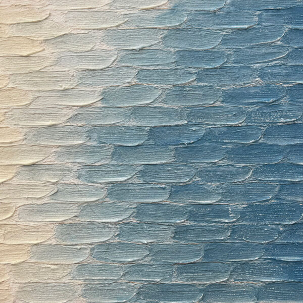 CALME ΠΙΝΑΚΑΣ ΔΙΑΚΟΣΜΗΤΙΚΟΣ ΜΕ ΚΟΡΝΙΖΑ 80x120x4cm ΚΑΜΒΑΣ ΜΠΛΕ ΜΠΕΖ ΞΥΛΟ 201-0000 - Image 3
