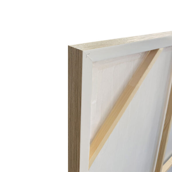 CALME ΠΙΝΑΚΑΣ ΔΙΑΚΟΣΜΗΤΙΚΟΣ ΜΕ ΚΟΡΝΙΖΑ 80x120x4cm ΚΑΜΒΑΣ ΜΠΛΕ ΜΠΕΖ ΞΥΛΟ 201-0000 - Image 5