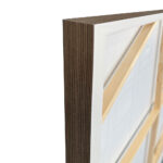 ROTA ΠΙΝΑΚΑΣ ΔΙΑΚΟΣΜΗΤΙΚΟΣ ΜΕ ΚΟΡΝΙΖΑ 80x120x4cm ΚΑΜΒΑΣ ΓΚΡΙ ΕΚΑΙ ΞΥΛΟ 201-0003 - Image 4