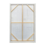 ROTA ΠΙΝΑΚΑΣ ΔΙΑΚΟΣΜΗΤΙΚΟΣ ΜΕ ΚΟΡΝΙΖΑ 80x120x4cm ΚΑΜΒΑΣ ΓΚΡΙ ΕΚΑΙ ΞΥΛΟ 201-0003 - Image 5