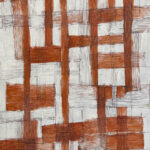 LINES ΠΙΝΑΚΑΣ ΔΙΑΚΟΣΜΗΤΙΚΟΣ ΜΕ ΚΟΡΝΙΖΑ 80x120x4cm ΚΑΜΒΑΣ ΕΚΑΙ ΓΚΡΙ ΑΝΟΙΧΤΟ ΞΥΛΟ 201-0004 - Image 3