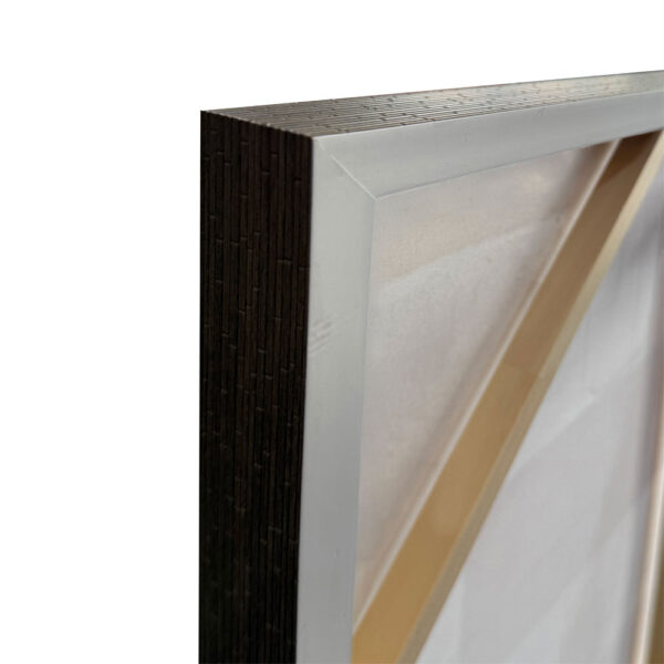 LINEE ΠΙΝΑΚΑΣ ΔΙΑΚΟΣΜΗΤΙΚΟΣ ΜΕ ΚΟΡΝΙΖΑ 80x120x4cm ΚΑΜΒΑΣ ΕΚΑΙ ΓΚΡΙ ΑΝΟΙΧΤΟ ΞΥΛΟ 201-0005 - Image 4