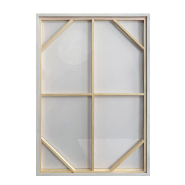 TERRA ΠΙΝΑΚΑΣ ΔΙΑΚΟΣΜΗΤΙΚΟΣ ΜΕ ΚΟΡΝΙΖΑ 80x120x4cm ΚΑΜΒΑΣ ΜΠΕΖ ΚΑΦΕ ΞΥΛΟ ΛΕΥΚΟ 201-0008 - Image 5