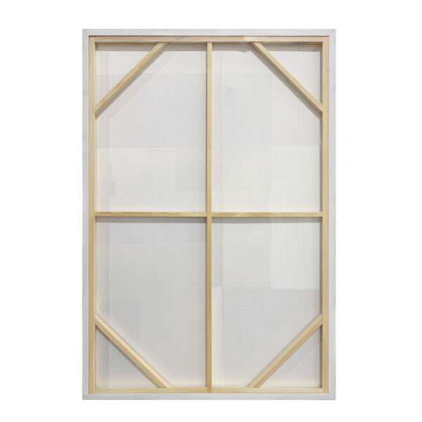 ATERNA ΠΙΝΑΚΑΣ ΔΙΑΚΟΣΜΗΤΙΚΟΣ ΜΕ ΚΟΡΝΙΖΑ 80x120x4cm ΚΑΜΒΑΣ ΚΑΦΕ ΜΠΕΖ PS 201-0010 - Image 5