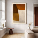 TONAL ΠΙΝΑΚΑΣ ΔΙΑΚΟΣΜΗΤΙΚΟΣ ΜΕ ΚΟΡΝΙΖΑ 80x120x4cm ΚΑΜΒΑΣ ΠΟΛΥΧΡΩΜΟ PS 201-0015 - Image 2