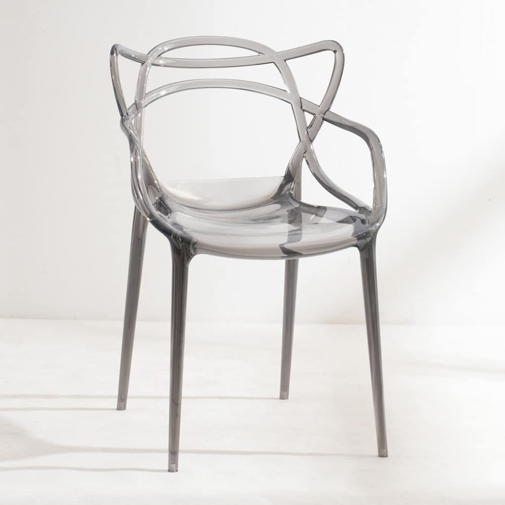 53-0085-oYhE4-first-_1 CHLOE ΚΑΡΕΚΛΑ ΔΙΑΦΑΝΟ/ΜΑΥΡΟ 54.5x55.5x83cm 53-0085 - Image 1