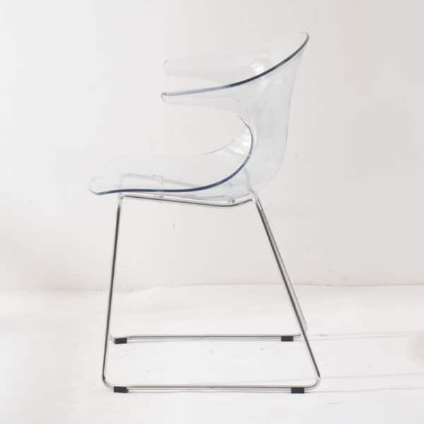 CHIARA LUX ΚΑΡΕΚΛΑ ΔΙΑΦΑΝΟ 61.2x53.3x80cm 53-0086 - Image 3