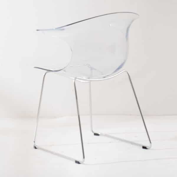 CHIARA LUX ΚΑΡΕΚΛΑ ΔΙΑΦΑΝΟ 61.2x53.3x80cm 53-0086 - Image 4